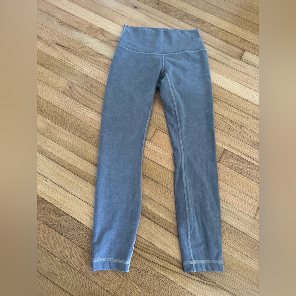 Lululemon Gray Align HR Leggings Size 4 25” inseam